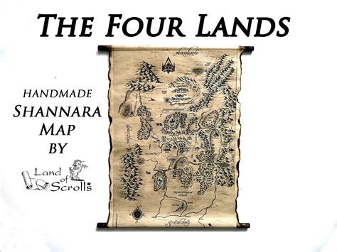 Shannara Map, The Four Lands Map, The Shannara Chronicles Map, The ...