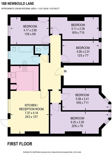 5 Room Flat Floor Plan - floorplans.click