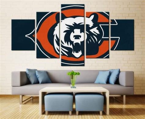 Chicago Bears 1 Sport Canvas Wall Art | Bear wall art, Sports wall art ...