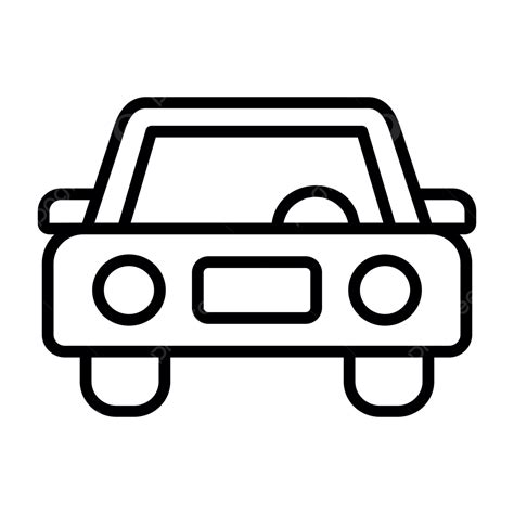 Car Line Icon Vector, Car Icon, Car, Garage PNG and Vector with Transparent Background for Free ...