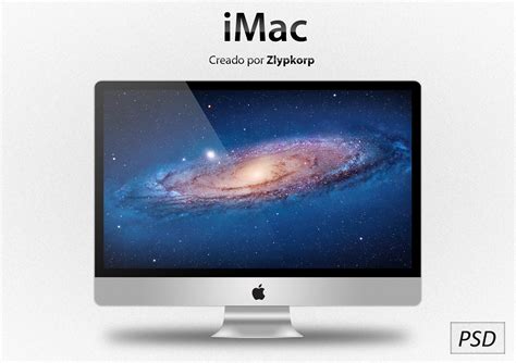 Apple iMac PSD by Zlypkorp on DeviantArt