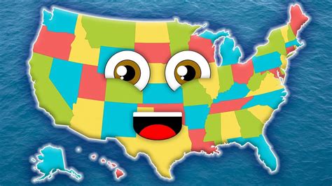 50 States of America Song | All USA States and Capital Cities - YouTube