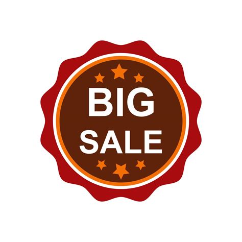 Big sale logo vector design 16744097 Vector Art at Vecteezy