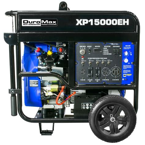 DuroMax XP15000EH 15000-Watt V-Twin Hybrid Electric Start Portable ...