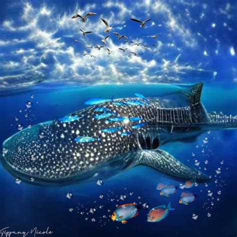 Whale Shark - Disabled Barbie Art - Digital Art, Animals, Birds, & Fish ...
