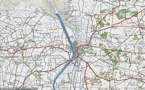 Historic Ordnance Survey Map of King's Lynn, 1922