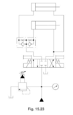 Circuit with Flow Divider - Hydraulic Schematic Troubleshooting