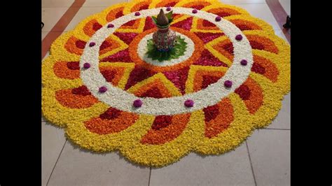 Best Flower Rangoli - Home Alqu