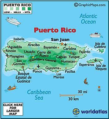 Puerto Rico Map Downloads