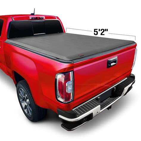 Soft Roll Up Truck Bed Tonneau Cover for 2019 Chevy Colorado / GMC ...