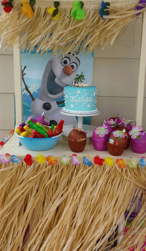 Olaf beach oasis party | Frozen birthday party, Olaf summer party, Olaf ...