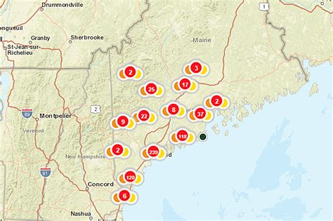 Maine Power Outages Map - Berta Celinka