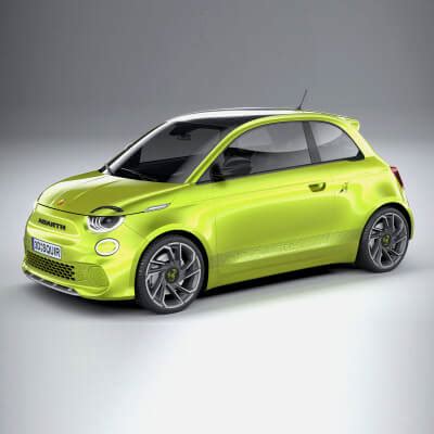 Fiat 500e Abarth 2023 - 3D Model by SQUIR