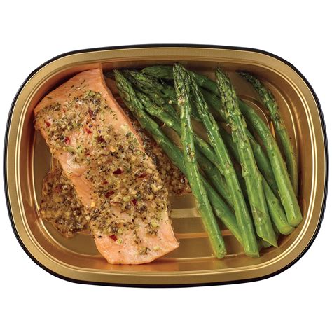 Meal Simple by H-E-B Low Carb Lifestyle Garlic Pesto Atlantic Salmon ...