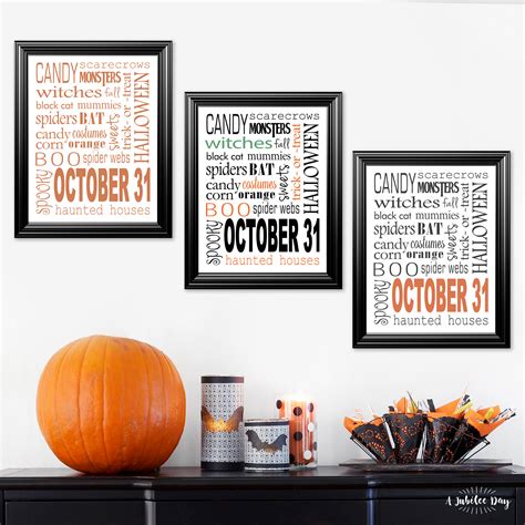 Halloween Word Art - A Jubilee Day