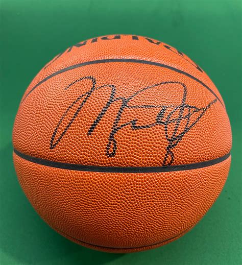 Michael Jordan Autographed NBA Basketball – Millionaire Gallery