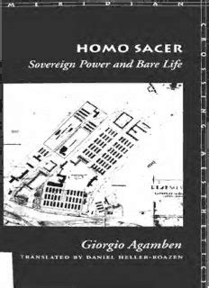 Download Homo sacer: sovereign power and bare life PDF