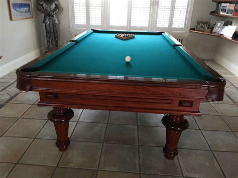 Oversized 8' slate pool table $500 Pool Table, Slate, Bay, Oversized ...