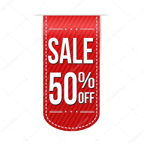 Sale 50 off banner design Stock Vector Image by ©roxanabalint #55294069
