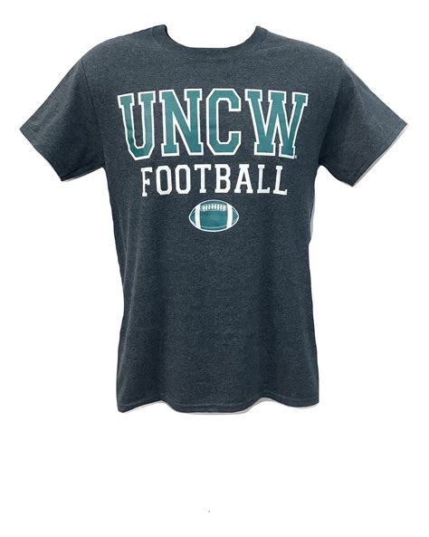 UNCW Seahawks Undefeated Football T shirt Dark heather | Etsy