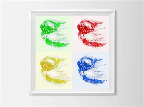 Drawn Dog's Nose Printable Wall Art. Pop Art Style. Dog - Etsy