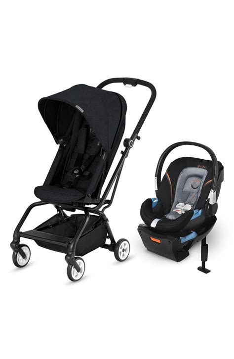 CYBEX Eezy S Twist Stroller & Aton 2 with SensorSafe Car Seat Travel ...