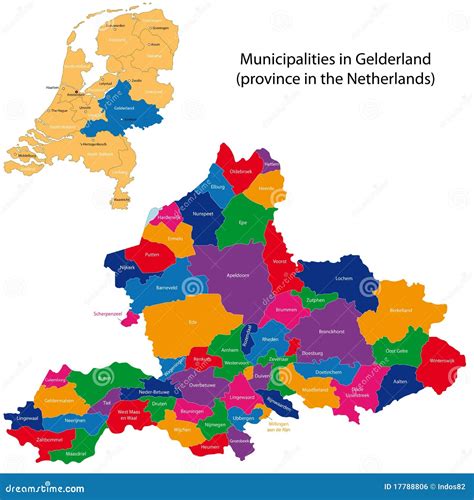 Gelderland - Province Of The Netherlands Stock Vector - Image: 17788806