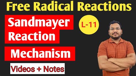 Sandmeyer Reaction | Mechanism | Examples | by pankaj sir - YouTube