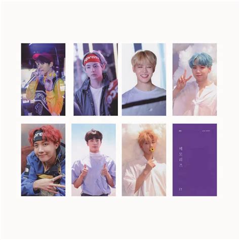 KPOP BTS Bangtan Boys MEMORIES OF 2017 Album Photo Card Hip Hop Self ...