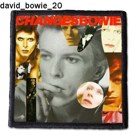 David Bowie 20 - Small Printed Patch - King Of Patches