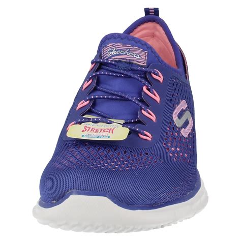 Skechers Air Cooled Memory Foam Ladies Trainers Harmony | eBay