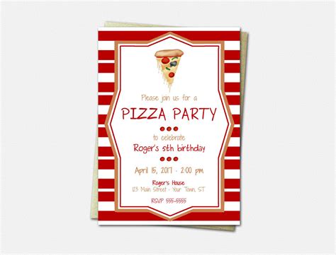 Pizza Party Invitation - 12+ Examples, Illustrator, Word, Pages ...