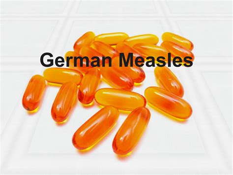 SOLUTION: German measles - Microbiology and Parasitology - Studypool