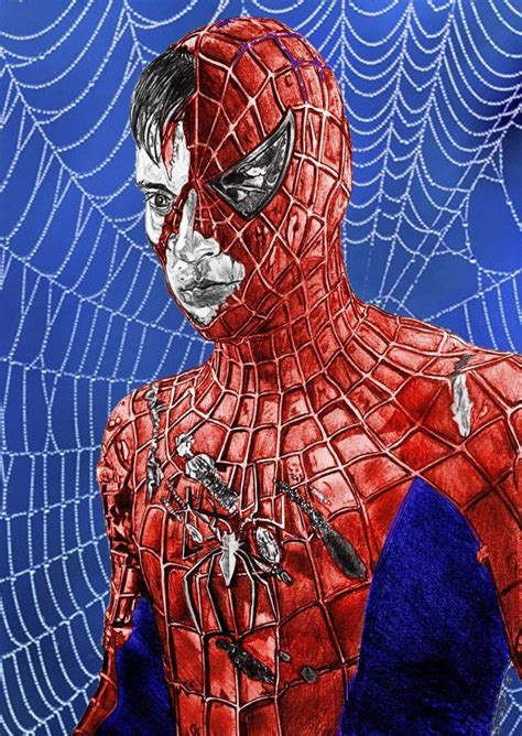 Tobey Maguire Spider Man Drawing | ubicaciondepersonas.cdmx.gob.mx