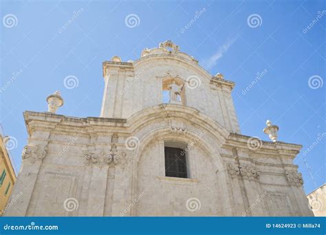 Molfetta Cathedral. Apulia stock image. Image of baroque - 14624923