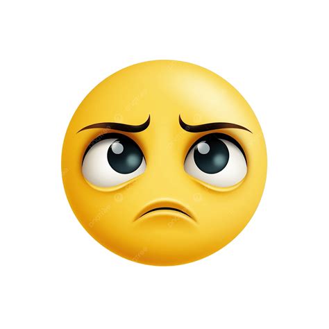Yellow Sad Face Emoji Png File, Sad, Heartbroken, Feeling PNG Transparent Image and Clipart for ...