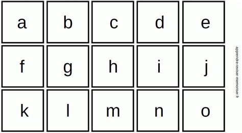 Un Jeu De Memory Des Lettres Pour Apprendre À Reconnaître dedans ...