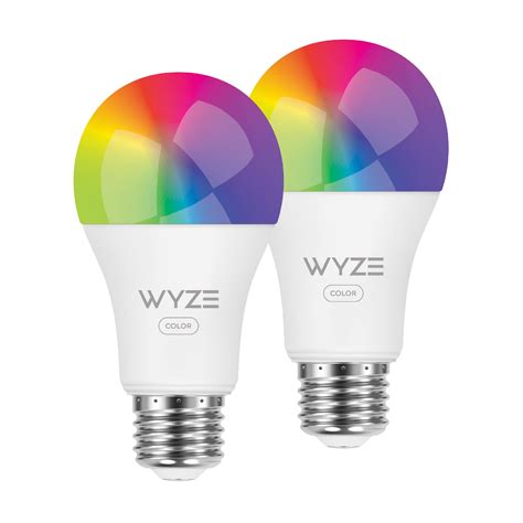 Buy Wyze Bulb Color, 1100 Lumen WiFi RGB and Tunable White A19 Smart ...