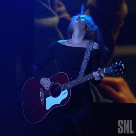 Taylor Swift Playing Guitar GIF - Saturday Night Live