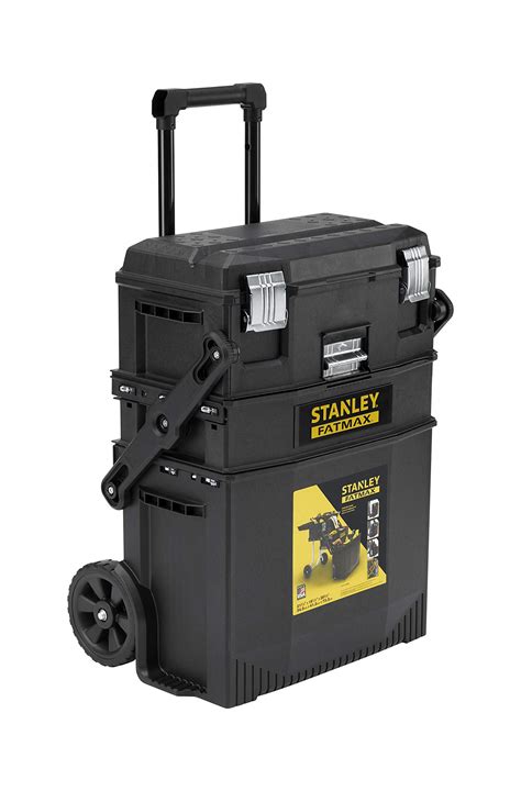 Buy STANLEY MAX Cantilever Rolling Toolbox Trolley, 4 Level Workstation ...