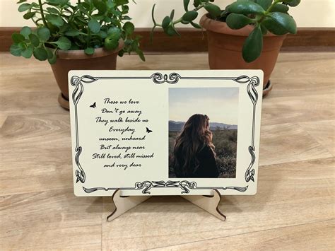 Memorial Photo Frame / Memorial Gift / Remembrance Gift / in | Etsy