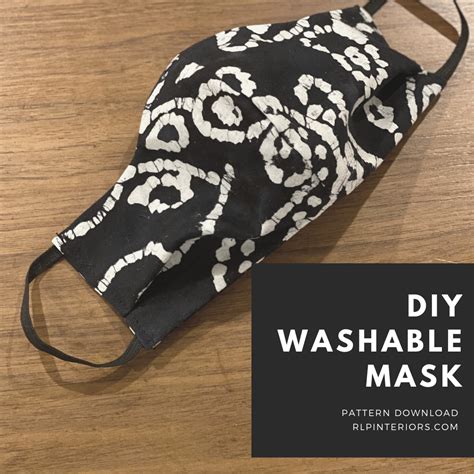 INTERIOR DESIGN ONLINE OR IN PERSON | DIY WASHABLE MASK PATTERN