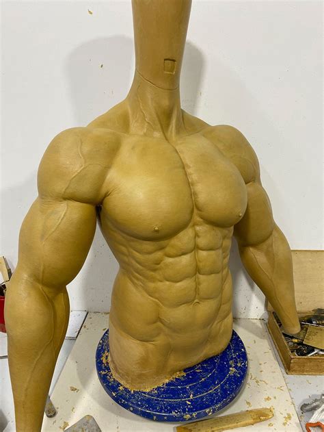 Realistic Muscle Suit With Arms for Cosplay Medical Silicon Made Muscular Body Suit Cosplay ...