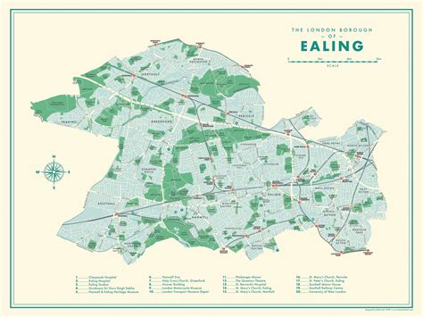 Ealing Map – We Built This City