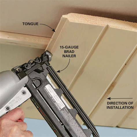 How to Install a Tongue and Groove Ceiling | Tongue and groove ceiling ...