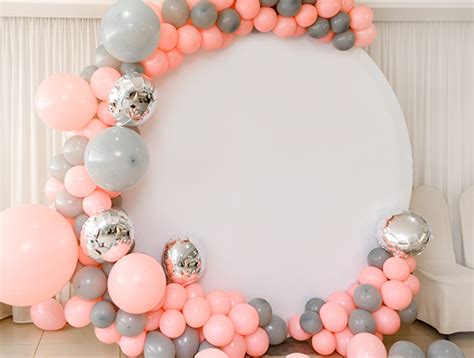 Dreamy Balloon Garland White Backdrop - CLONE | Balloon Decoration in Delhi NCR | TogetherV