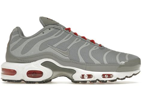 Nike Air Max Plus Grey Red Men's - DD7112-001 - US