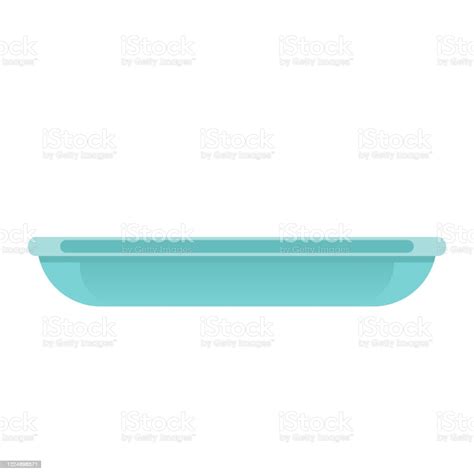 Illustration Of An Empty Plate Side View Stock Illustration - Download ...