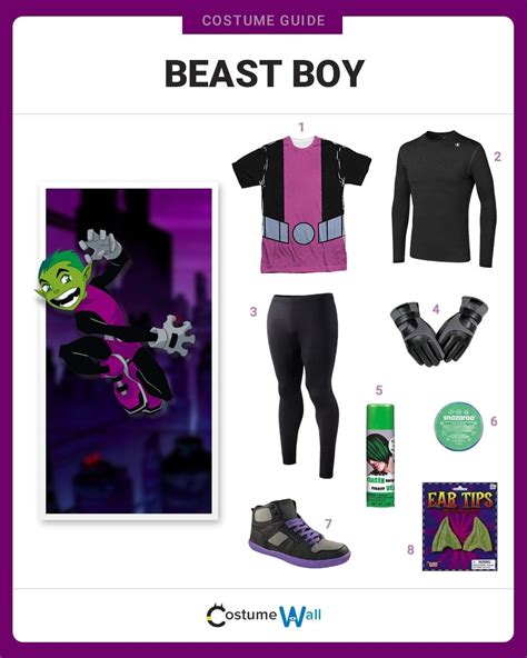 Dress like Beast Boy – Teen Titans Costume | Halloween and Cosplay Guides