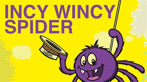 Incy Wincy Spider Nursery Rhyme With Lyrics - Cartoon Animation Rhymes & Songs for Children ...